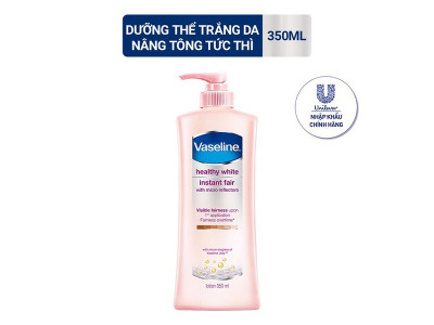 Sữa dưỡng thể trắng da tức thì Vaseline 350ml - Nhập khẩu chính hãng