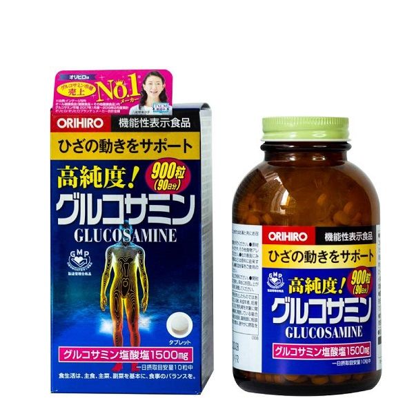 Viên uống bổ xương khớp Glucosamine Orihiro 1500mg Nhật bản