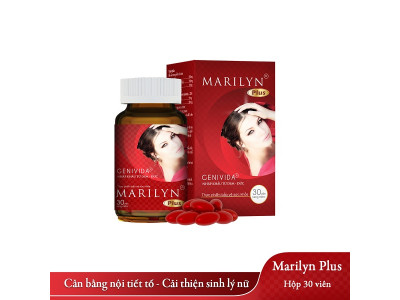 Viên uống tăng cường nội tiết tố dưỡng da Marilyn Plus 30 viên