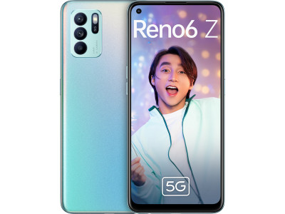 Điện thoại OPPO Reno6 Z 5G 8GB/128GB Bạc - Hàng Chính Hãng