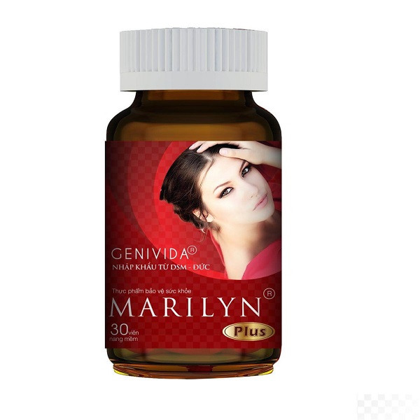 Viên uống tăng cường nội tiết tố dưỡng da Marilyn Plus Hình 1
