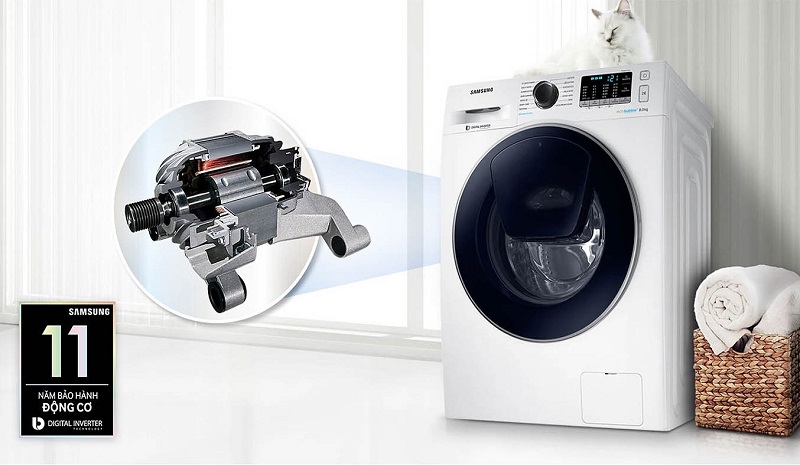 Máy giặt Samsung Inverter 10 Kg WW10K44G0UX/SV Hình 1