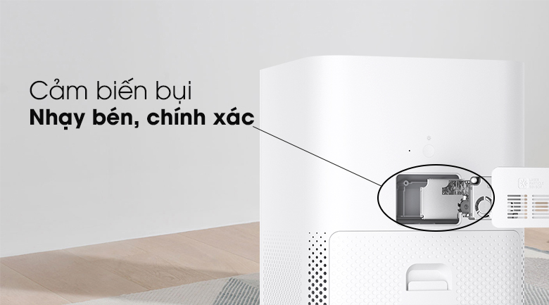 Cảm biến bụi chính xác và nhạy bén - Máy lọc không khí Xiaomi 3H /Mi Air Purifier 3H