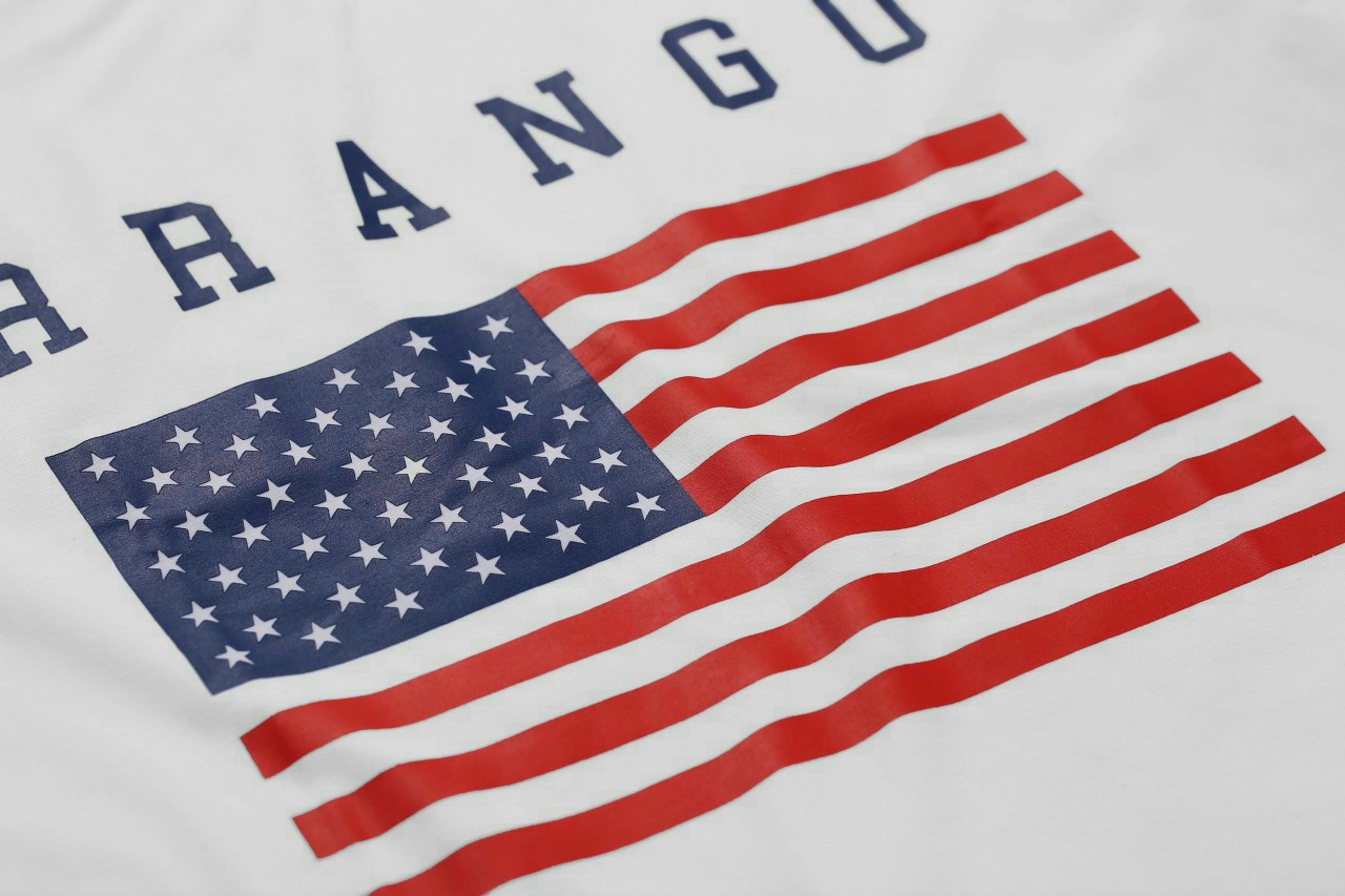 Áo thun cao cấp Rango in cờ Mỹ USA Hình 2