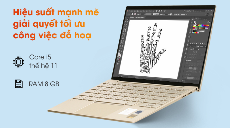 Laptop HP Envy 13-BA1028TU i5-1135G7 13.3 inch 2K0B2PA hình 1