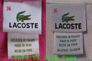 phân biệt áo thun cá sấu chính hãng Lacoste thật và giả Hình 3